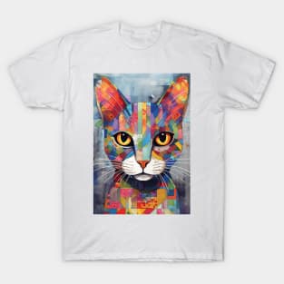 Abstract Cat 2 T-Shirt